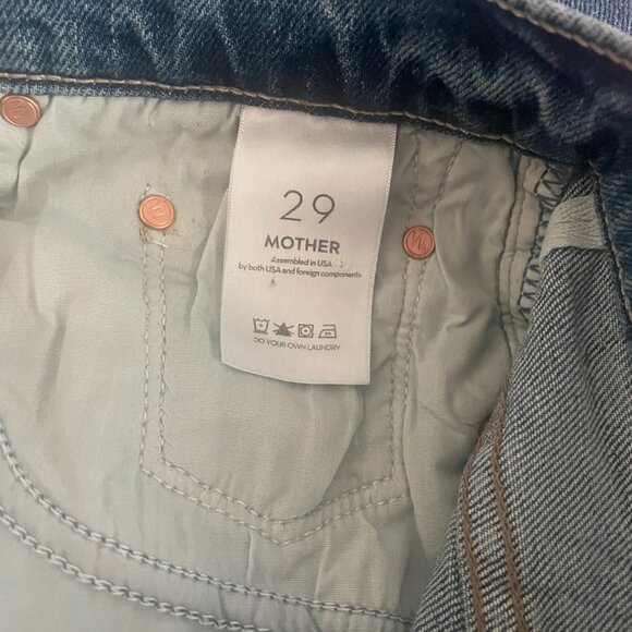 MOTHER SUPERIOR The Insider Flood Metal Magic Mid-Rise Baby Bootcut 29 EUC $359 - Picture 16 of 16